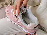 Жіночі кросівки New Balance 574 Pink (с мехом) ALL05032, фото 4