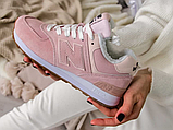 Жіночі кросівки New Balance 574 Pink (с мехом) ALL05032, фото 5