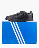 Дитячі кеди Adidas Superstar Black K0031, фото 9