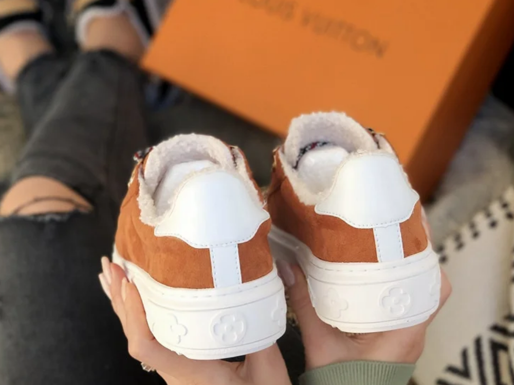 Кросівки жіночі Louis Vuitton Time Out Escale (c мехом) ALL05246, фото 1