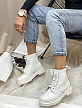 Жіночі черевики Dr Martens 1460 Mono White Smooth Leather Lace Up Boots (с мехом) 14357100, фото 10