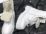 Жіночі черевики Dr. Martens Jadon Mono White (з хутром) ALL04837, фото 6