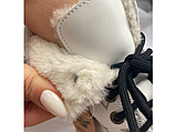Жіночі черевики Dr. Martens Jadon x Louis Vuitton White (с мехом) ALL05105, фото 7