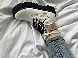 Жіночі черевики Dr. Martens Jadon x Louis Vuitton White (с мехом) ALL05105, фото 8
