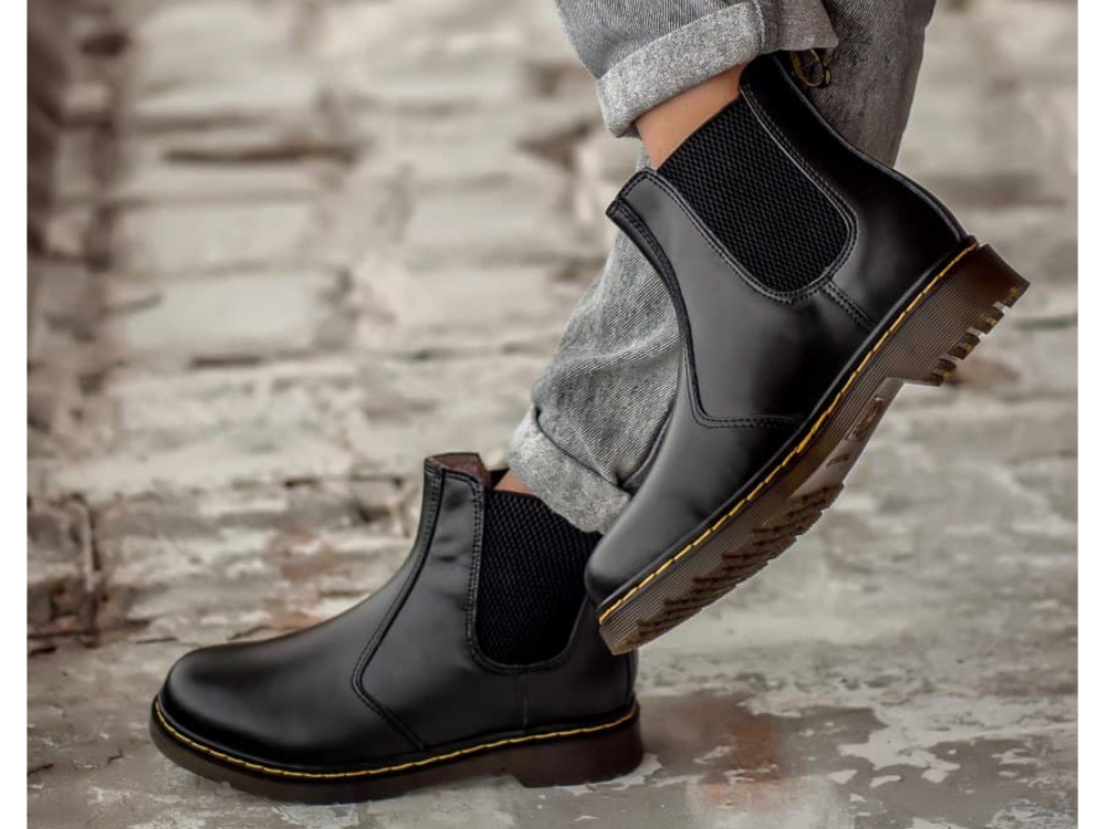 Жіночі черевики Dr. Martens 2976 Leonore Women's Faux Chelsea Boots (с мехом) 21045001