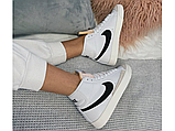 Жіночі кросівки Nike Blazer Mid 77 Vintage White Black BQ6806-100, фото 9