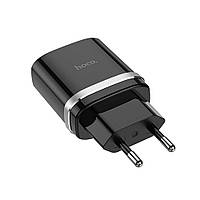 Сетевое зарядное устройство Hoco C12Q Smart QC3.0 charger Black