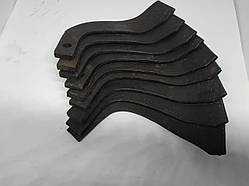 Ножі фрези на важкий мотоблок 11 правих + 11 лівих, 22 штуки комплект