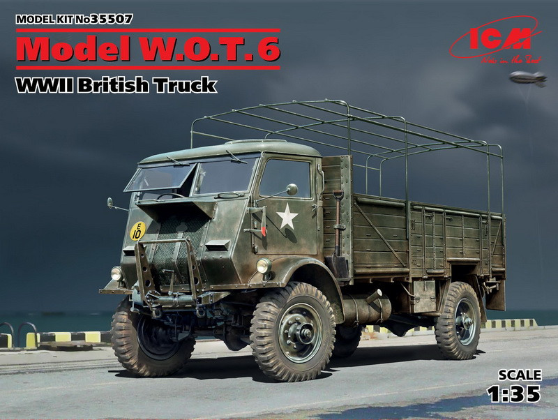 Пластикова модель 1/35 ICM 35507 британський вантажний автомобіль Model W.O.T. 6