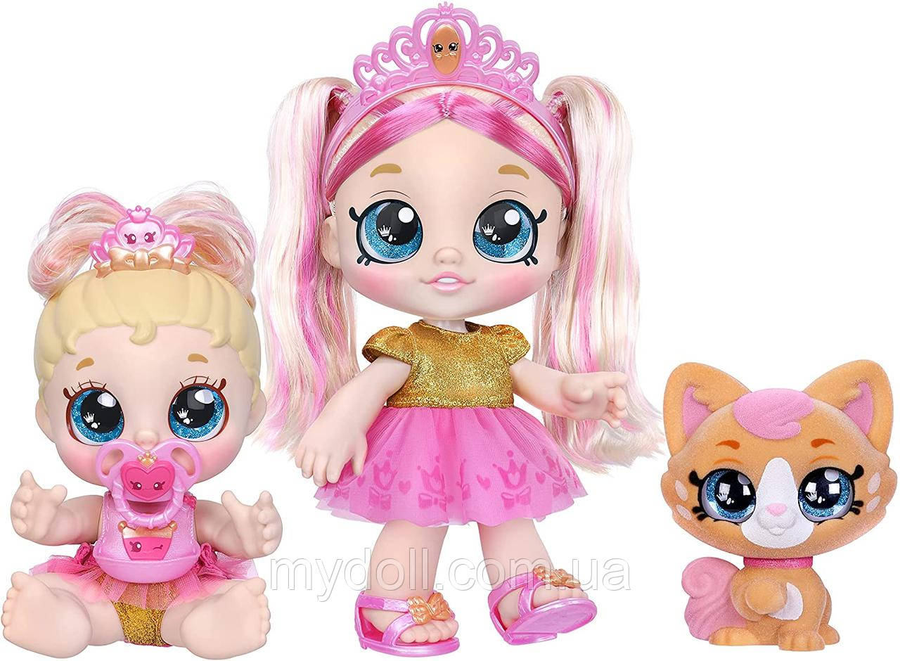 Ляльки Кінді Кідс Королівська Сім'я Kindi Kids Тіара Спарклс Tiara Sparkles Pawsome Royal Family 50216 Оригінал