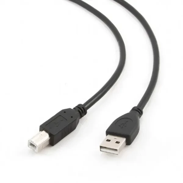 Дата-кабель Cablexpert CCBP-USB2-AMBM-6 1.8m USB(тато) - USB Type B(тато) Black, фото 1