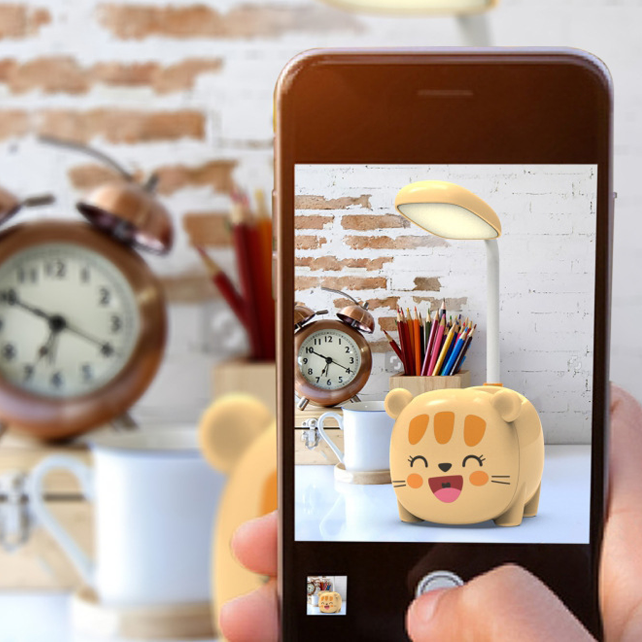 Купить Детская настольная лампа USB - EL-2177, Розовая / Лампа ...