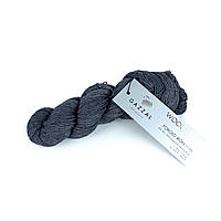 Gazzal WOOL SILK (Вул Силк) № 11133 cерый (Пряжа мериносовая шерсть, шелк нитки для вязания)