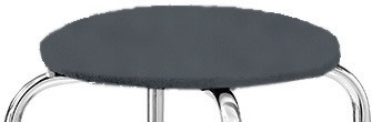 Сидіння табурета D34 V-2 Темно-сірий (Chico, Teddy), фото 1