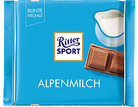 Шоколад RITTER SPORT Alpenmilch Альпийское Молоко 100 г