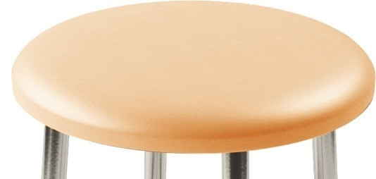 Сидіння табурета D34 V-17 Персиковий (Chico, Teddy), фото 1
