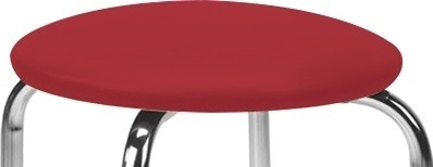 Сидіння табурета D34 V-25 Бордовий (Chico, Teddy), фото 1