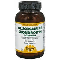 Для зміцнення суглобів Glucosamine/ Chondroitin Formula (90 капсул.) Country Life