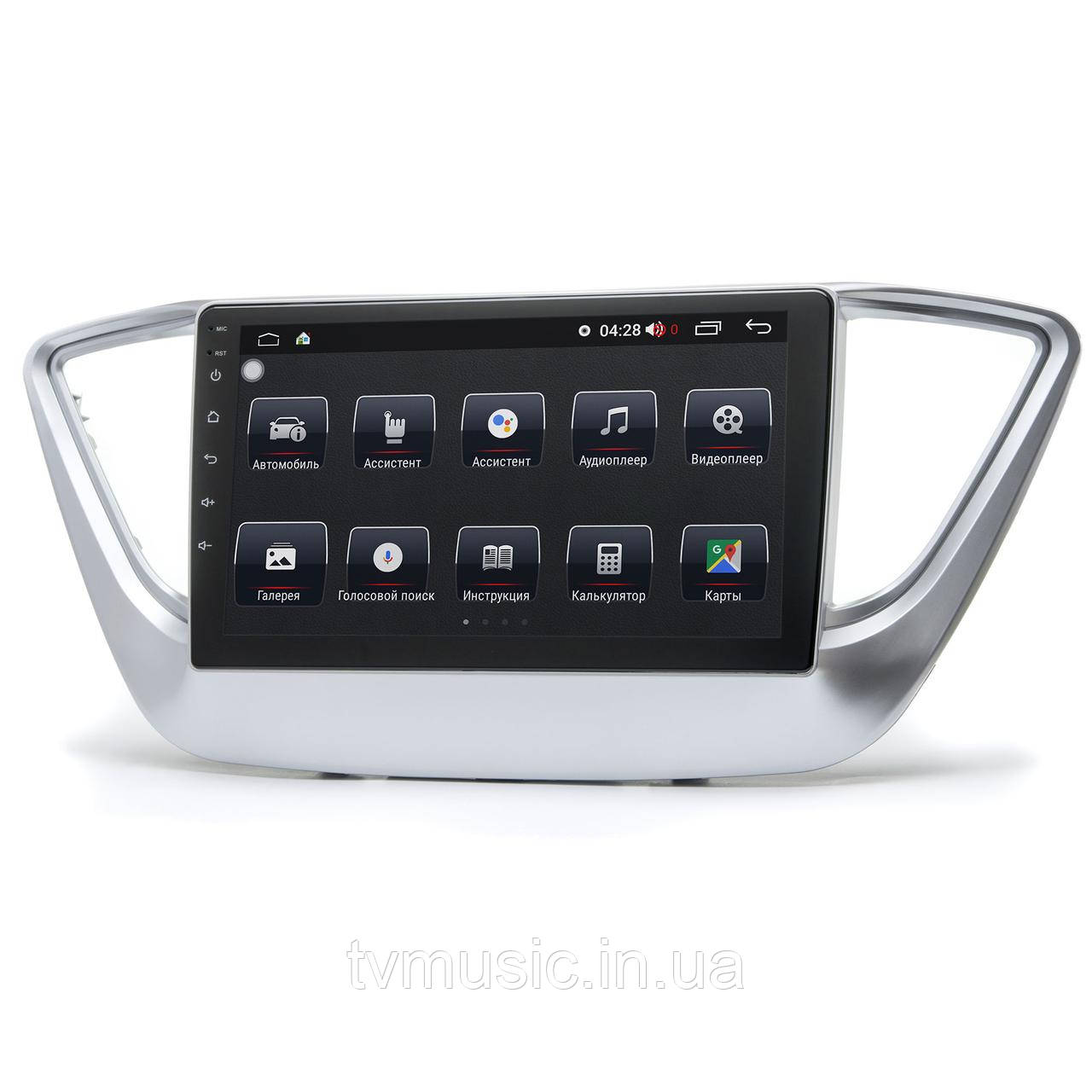Штатна магнітола PRIME-X 22-784/9B Hyundai Accent 2017+/Solaris 2017+/Verna 2017+
