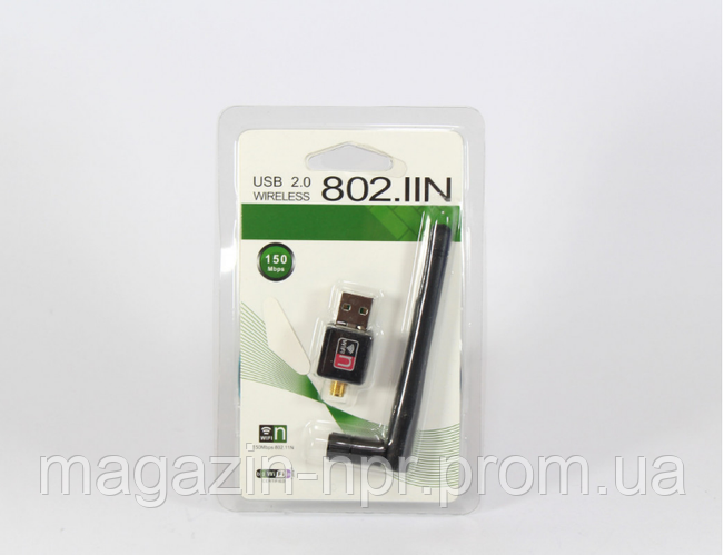 WiFi адаптер антенна USB для PC/ПК LV-108 802IIN,беспроводной сетевой ...