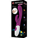 Вібратор Arthur зі стимулятором клітора Pretty Love Zipexpert, фото 3