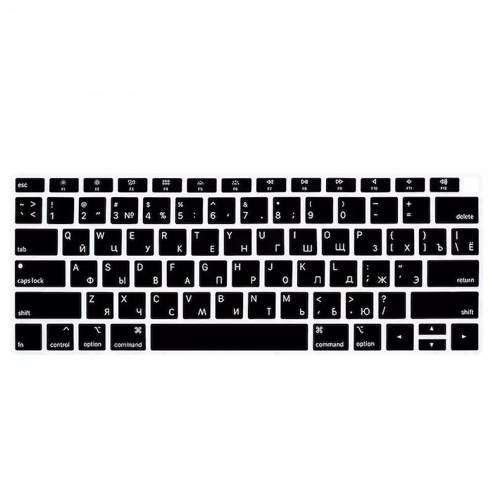 Клавіатура для MacBook Air 13" (A1932) 2018 силіконова з російськими літерами