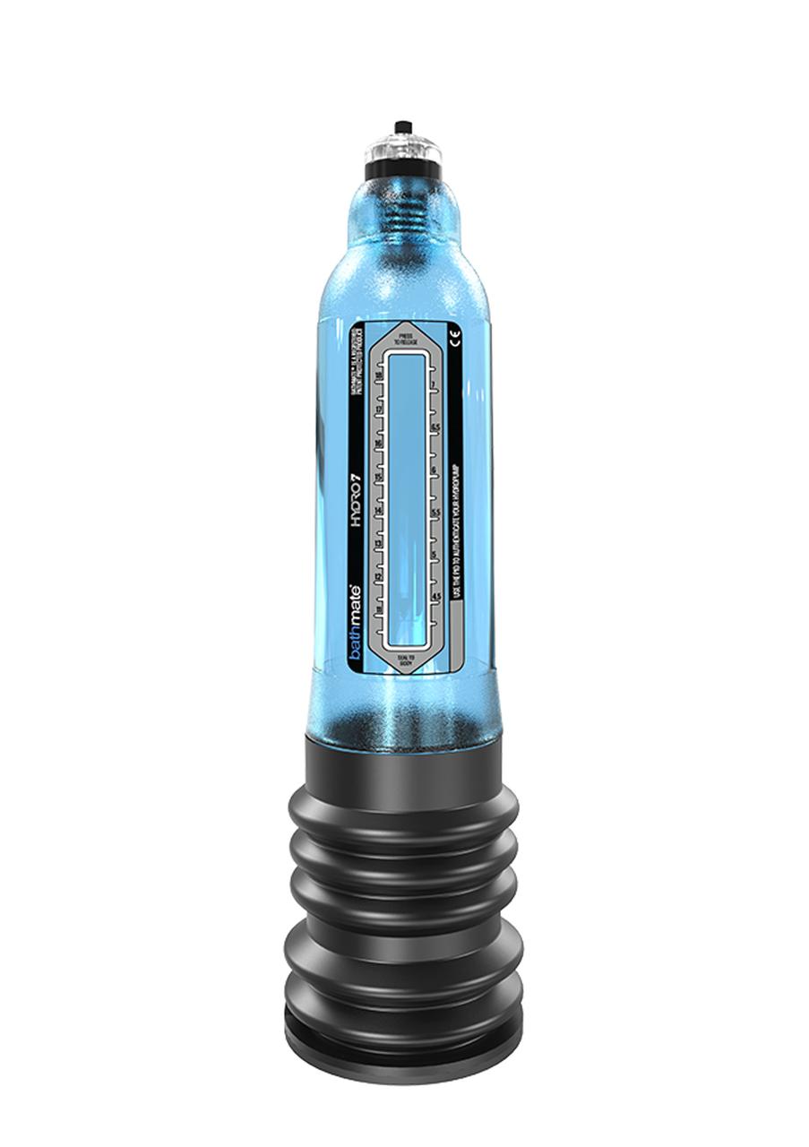 Гідропомпа Bathmate Hydro 7 Blue, водяний насос для чоловіків, інтимний тренажер, фото 1