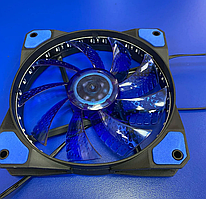 Тихий Кулер / Вентилятор 120*120*25 мм 1800rpm, синя підсвітка LY - 1225M12S 23dBA