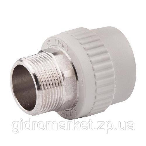 Перехід МРН d 40х1 1/4" OK WAVIN EKOPLASTIK (ЗОВНІШНЯ РІЗЬБА) SZE04040XX