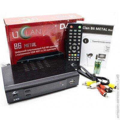 Супутниковий тюнер DVB-S2 Uclan B6 Full HD METAL, фото 1