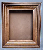 Рівний строгий кіот для ікони з внутрішньою дерев'яною рамою, фото 5