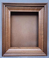 Рівний строгий кіот для ікони з внутрішньою дерев'яною рамою, фото 3