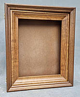 Рівний строгий кіот для ікони з внутрішньою дерев'яною рамою, фото 4