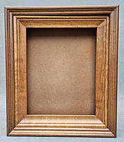 Рівний строгий кіот для ікони з внутрішньою дерев'яною рамою, фото 6