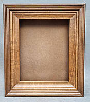 Рівний строгий кіот для ікони з внутрішньою дерев'яною рамою, фото 9