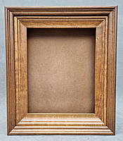 Рівний строгий кіот для ікони з внутрішньою дерев'яною рамою, фото 2