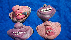 Маска Люцифера для косплею, латексні маски для Хелловіна, страшний демон, диявол, експлей із фільму жахів