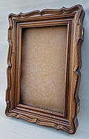 Фігурний кіот для ікони з внутрішньою дерев'яною рамою, фото 4