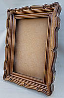 Фігурний кіот для ікони з внутрішньою дерев'яною рамою, фото 5