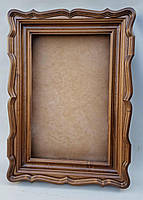 Фігурний кіот для ікони з внутрішньою дерев'яною рамою, фото 9