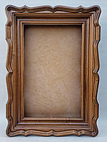 Фігурний кіот для ікони з внутрішньою дерев'яною рамою, фото 8