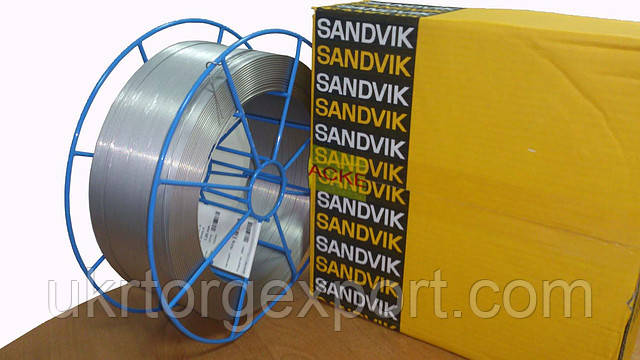 Зварювальний дріт 308LSi діаметр 1,2 (W19.9.LSI-1.20-LW15K за Sandvik ) на залізних котушках по 15кг.
