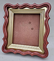 Фігурний кіот для ікони з внутрішньою дерев'яною рамою під золото, фото 6