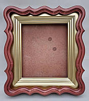 Фігурний кіот для ікони з внутрішньою дерев'яною рамою під золото, фото 10