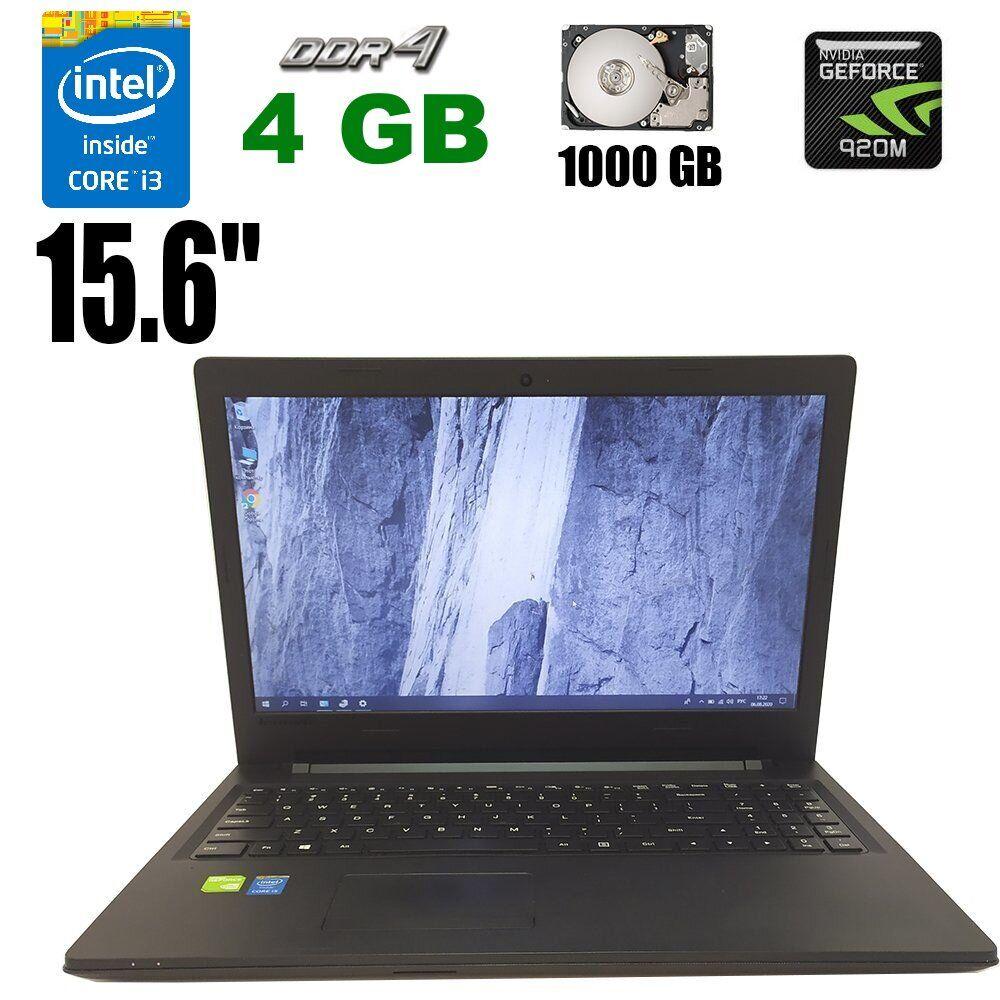 Lenovo IdeaPad 100-15IBD /  15.6" (1366х768) / Intel Core i5-5200U (2(4) ядра по 2.20 - 2.70 GHz) / 8 GB DDR4 / 1000 GB HDD / nVidia GeForce 920M 2 GB