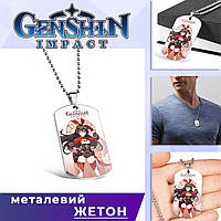 Кулон-жетон Genshin Impact "Эмбер" Геншин