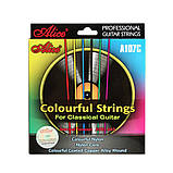 Alice A107C Струни для класичної гітари (28-43). Різнокольорові струни для класичної шестиструнної гітари, фото 2