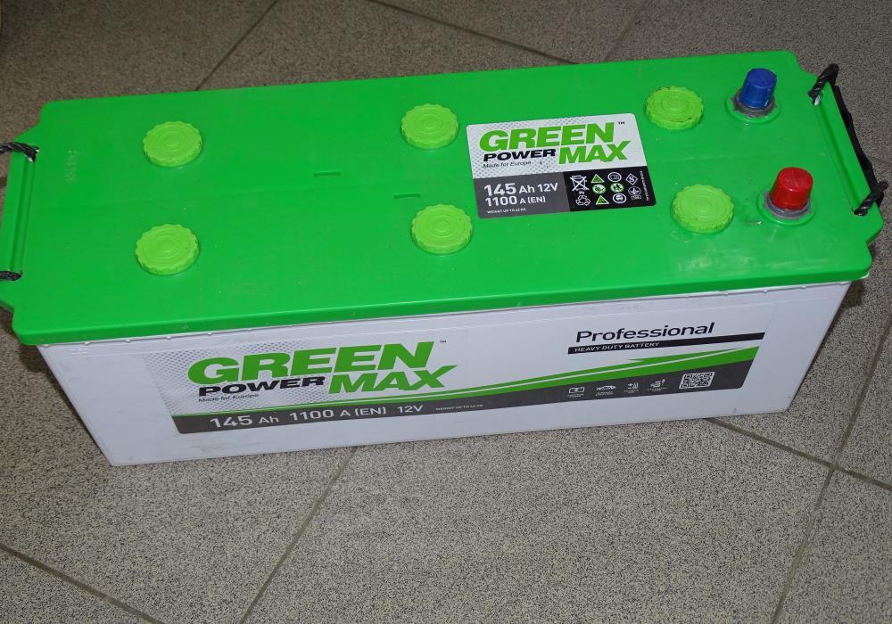 Акумулятор GREEN POWER MAX 6СТ-145А3 (3) (A) 1100А 12V (E)