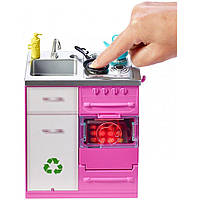 Barbie GNH53 DreamHouse Ігровий набір Будинок мрії барбі будиночок з горкою ліфтом та басейном, фото 7