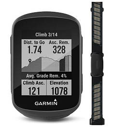 Велонавігатор Garmin Edge 130 Plus з пульсометром (010-02385-11)